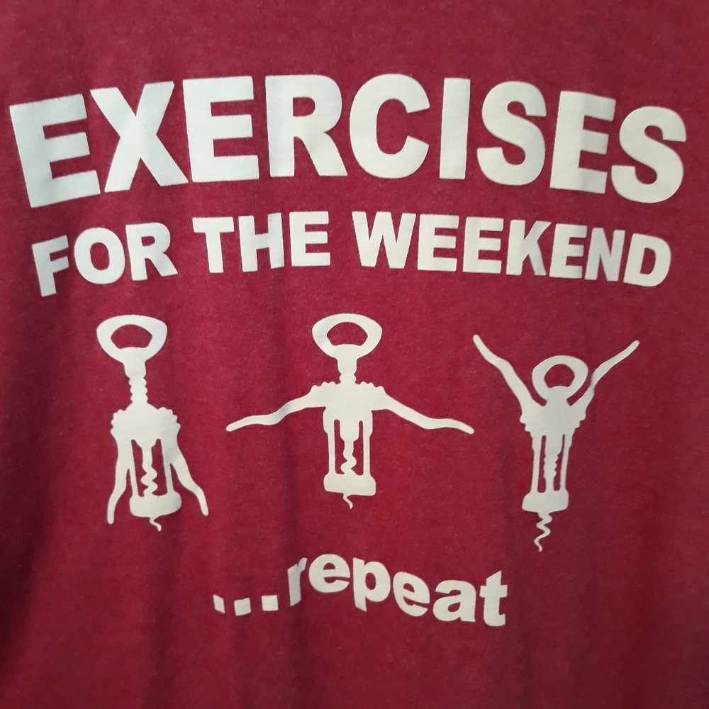 Wine Exercises T-shirt